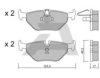 AISIN BPBM-2002 Brake Pad Set, disc brake